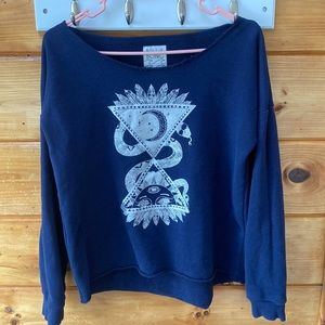Billabong Navy thin sweatshirt